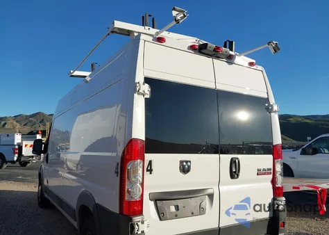 2018 Ram Promaster 2500 High Roof 159 Wb from USA, damaged, VIN 3C6TRVDG4JE105521